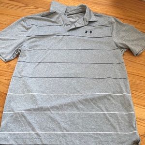 Grey Under Armour polo